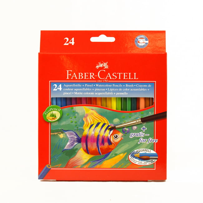 FABER CASTELL Student Watercolour Pencil Set of 24.