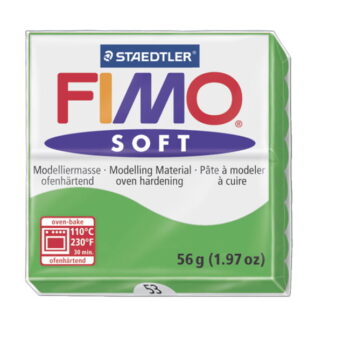 "TROPICAL GREEN" (colour ref:53) 56g FIMO Soft