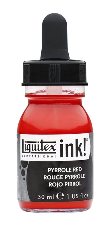 Liquitex Acrylic Ink - Pyrrole Red 30ml