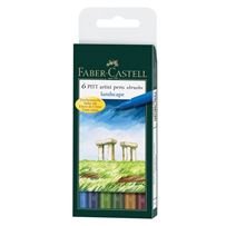 Faber Castell 6 PITT Pen Set - "Landscape"