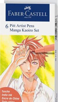 Faber Castell Manga 6 Pen Set - "Kaoiro"