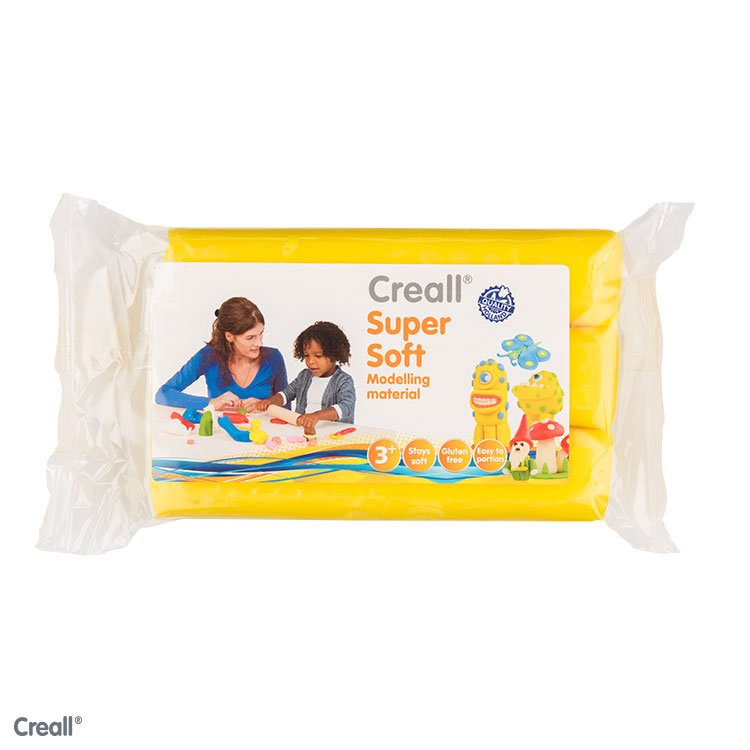 Creall SuperSoft Plasticine 500g - Yellow