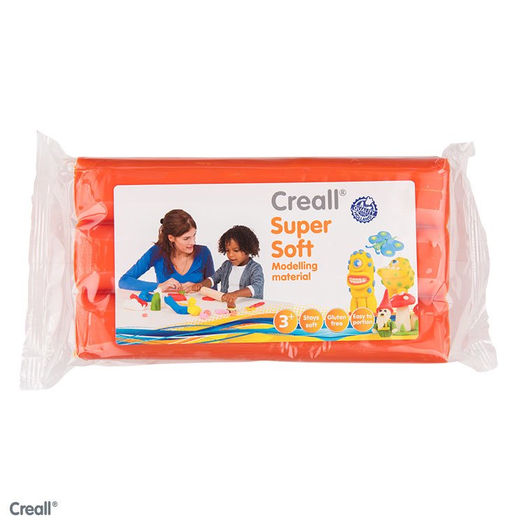 Creall SuperSoft Plasticine 500g - Orange