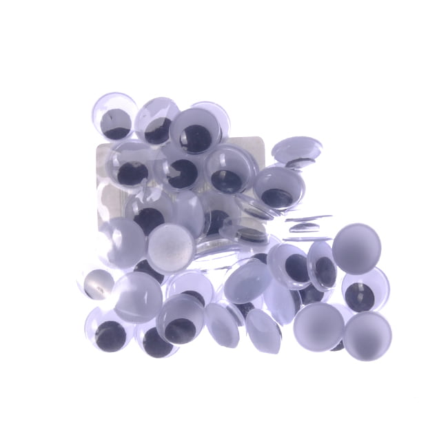 Joggle Eyes Oval Shape - 15mm (50 pieces)