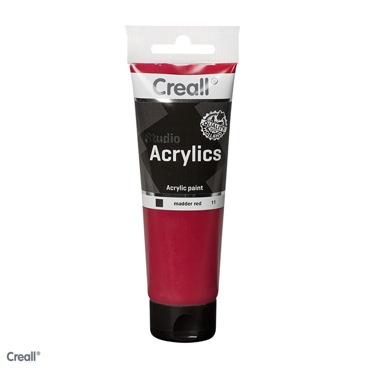 Creall Studio Acrylic Paint 120ml - Madder Red