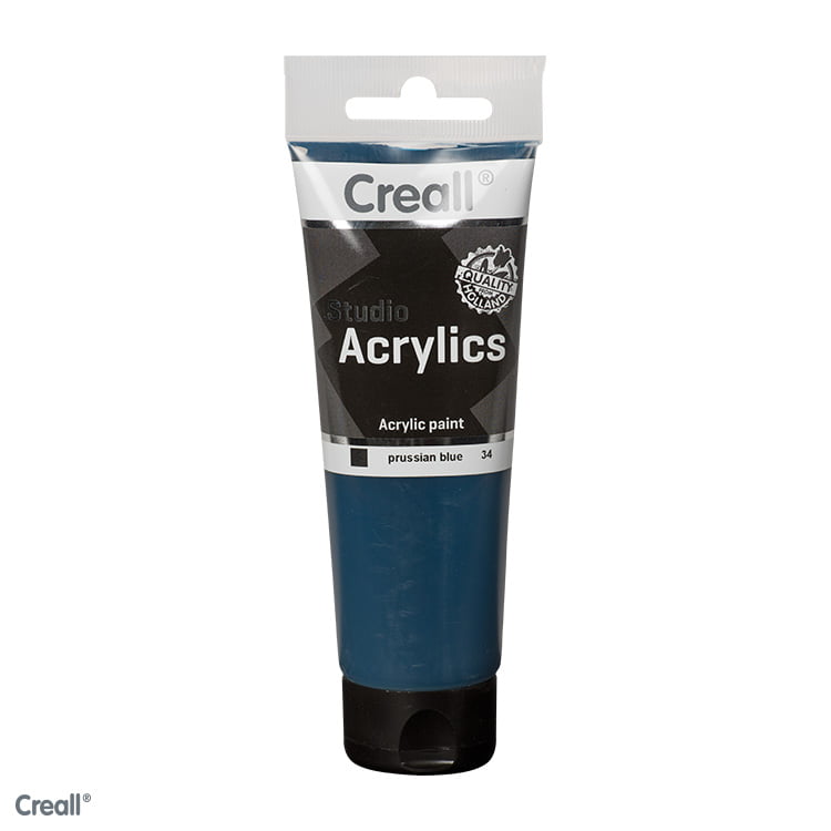 Creall Studio Acrylic Paint 120ml - Prussian Blue
