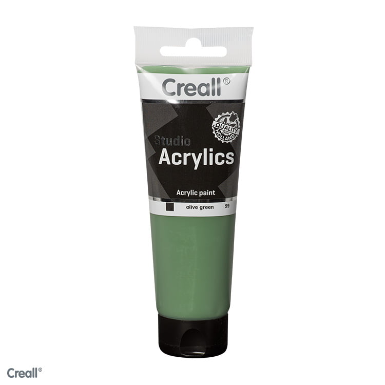 Creall Studio Acrylic Paint 120ml - Olive Green