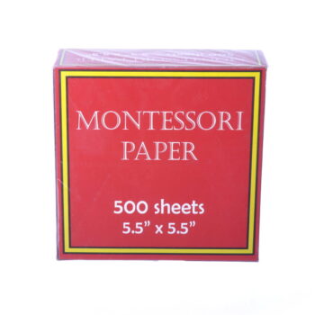Montessori Inset Paper