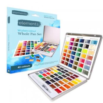 Elements Watercolour Whole Pan Set - 42 Colours