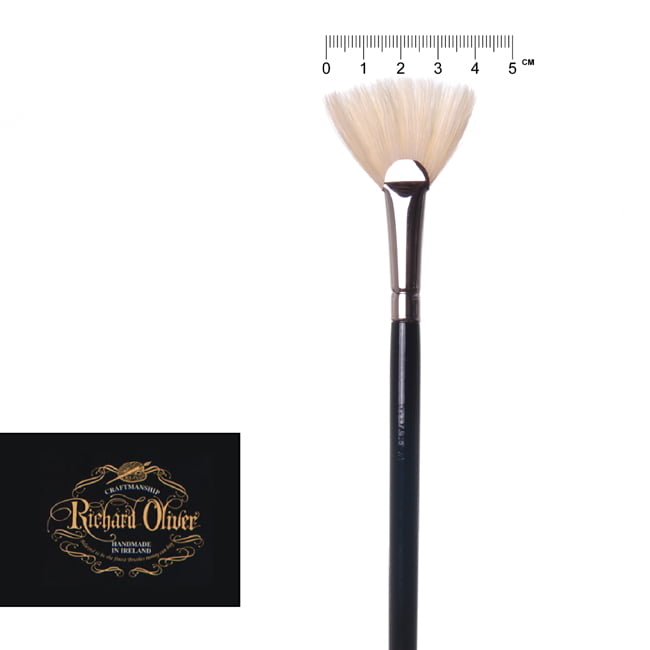 Series 127 Bristle Brush Fan Shape - 6