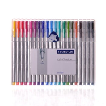 Triplus Fineliner Pen - Set of 20 in plastic wallet