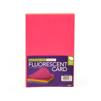 Work Cards - 6" x 4" Fluorescent (pack of 50)