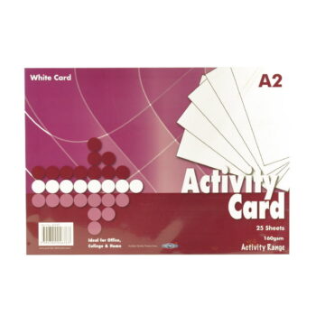 A2 White Chart Card - Pack of 25
