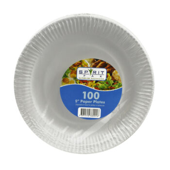 9" Paper Plates - pack of 100