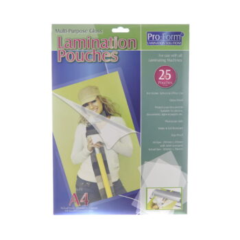 A4 Lamination Pouches - Pack of 25