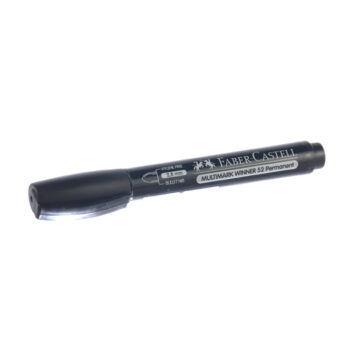 FABER CASTELL Permanent Marker - Bullet tip - Black