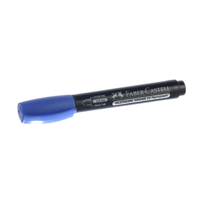 FABER CASTELL Permanent Marker - Bullet tip - Blue