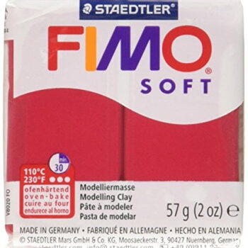 "CHERRY RED" (colour ref:26) 56g FIMO Soft