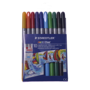 Staedtler "Twin Tip" Markers - Set of 10