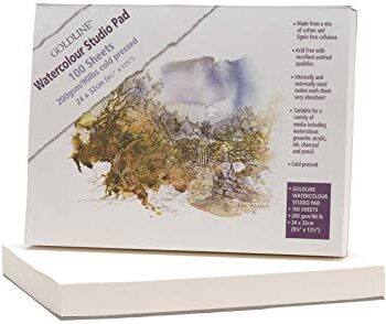 Goldline Watercolour Pad 200g 100 sheets 24x32cm