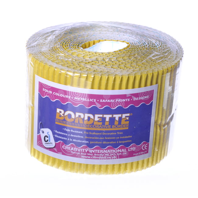 "Bordette" Corrugated Border - Yellow