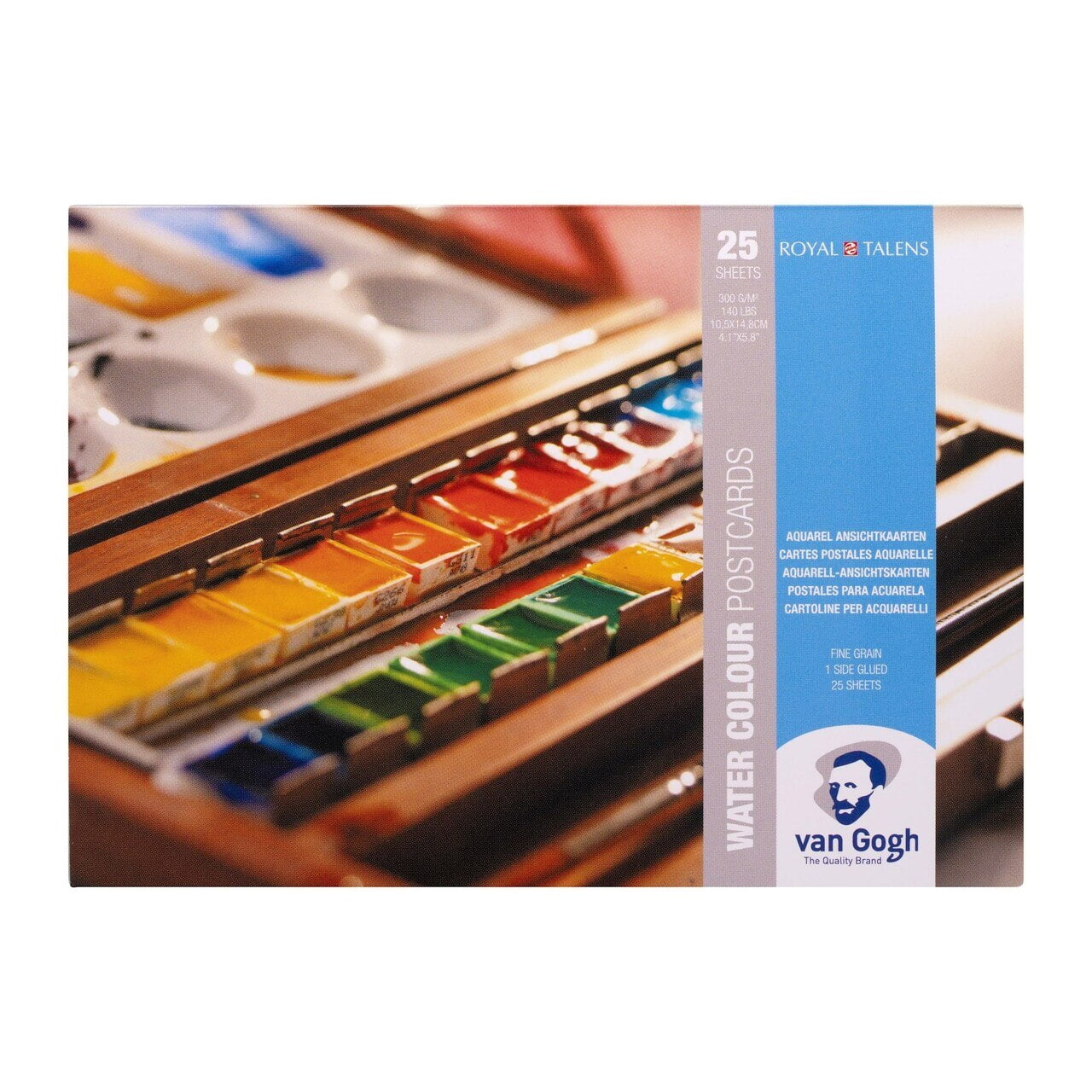 Blank Water Colour Postcards 300g (A6) - Pack of 25