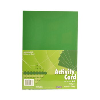 A4 Asparagus Colour Card - Pack of 50