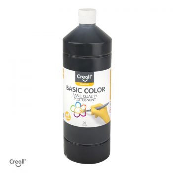 Creall Poster Paint 1000ml - Black