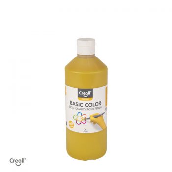 Creall Poster Paint 500ml - Ochre Yellow