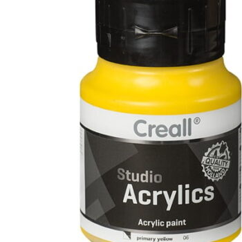 Creall Studio Acrylic Paint 500ml - Primary Yellow