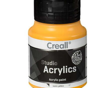 Creall Studio Acrylic Paint 500ml - Warm Yellow