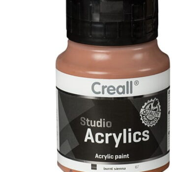 Creall Studio Acrylic Paint 500ml - Burnt Sienna