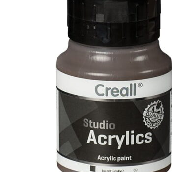 Creall Studio Acrylic Paint 500ml - Burnt Umber