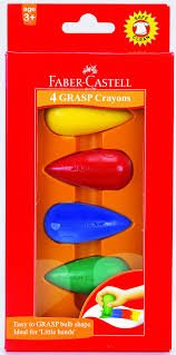 Faber Castell "Grasp" Crayons - Set of 4