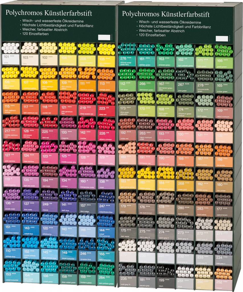Faber Castell "Polychromos" Pencils Full Range of 120 (Loose Stock)