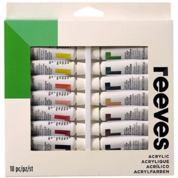 Reeves Fine Acrylic Tube Set of 18