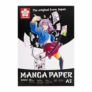 Sakura Manga Paper Drawing Pad 250g - A3