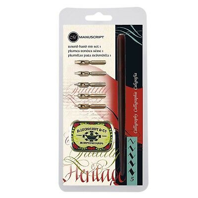 Manuscript Round Hand Nib Set 1 - Dip Pen Set