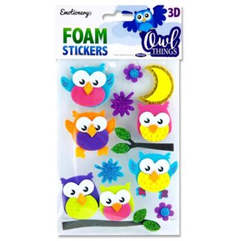 3D Foam Stickers - Owl Things 1