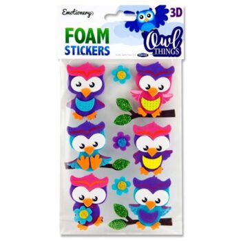 3D Foam Stickers - Owl Things 2