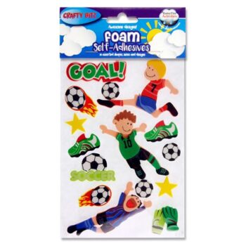 3D Foam Stickers - Soccer Fun 1