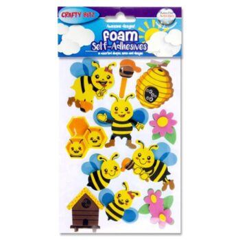 3D Foam Stickers - Honeybees