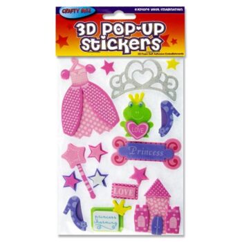 3D Foam Stickers - Princess 1