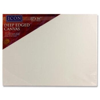 Icon DEEP EDGED CANVAS (3.6cm Deep) - 12" x 16" (305mm x 406mm)