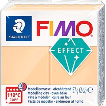 Fimo "PEACH" Effect - (colour ref:405) 56g block