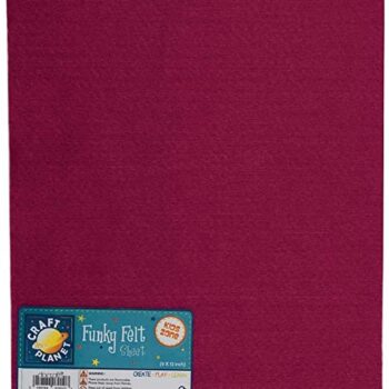 Felt Pieces A4 - Single piece - Plum