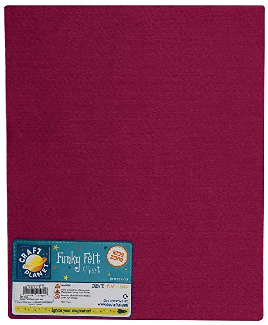 Felt Pieces A4 - Single piece - Plum