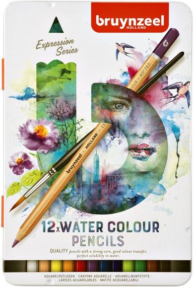 Bruynzeel "Expression" Watercolour Pencils - Set of 12