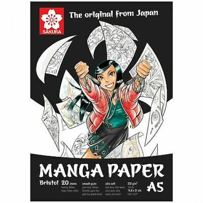 Sakura Manga Paper Drawing Pad 250g - A5
