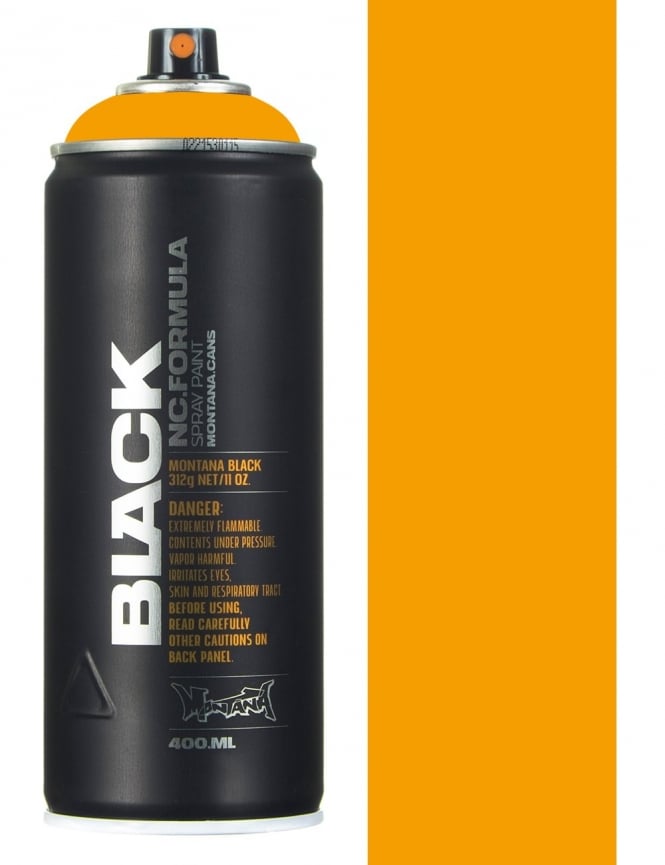Montana "BLACK" 400ml Spray Paint - Melon Yellow (BLK400-1045)
